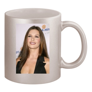 Catherine Zeta-Jones 11oz Metallic Silver Mug