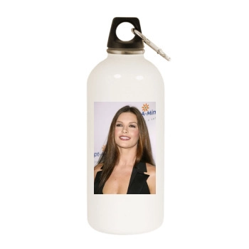 Catherine Zeta-Jones White Water Bottle With Carabiner