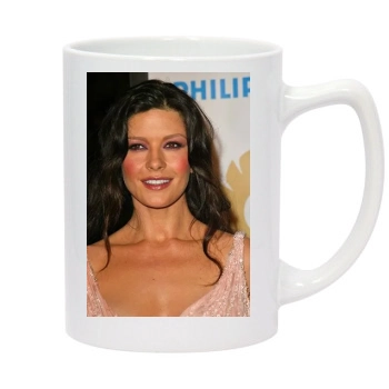 Catherine Zeta-Jones 14oz White Statesman Mug