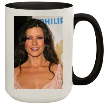 Catherine Zeta-Jones 15oz Colored Inner & Handle Mug