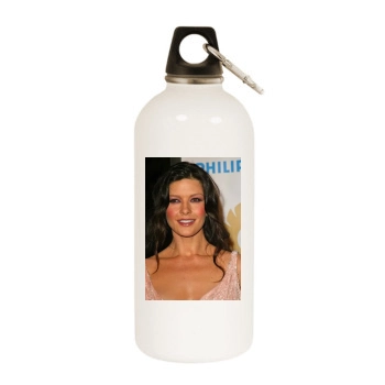 Catherine Zeta-Jones White Water Bottle With Carabiner