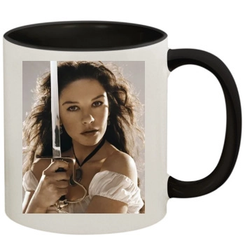 Catherine Zeta-Jones 11oz Colored Inner & Handle Mug