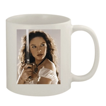 Catherine Zeta-Jones 11oz White Mug