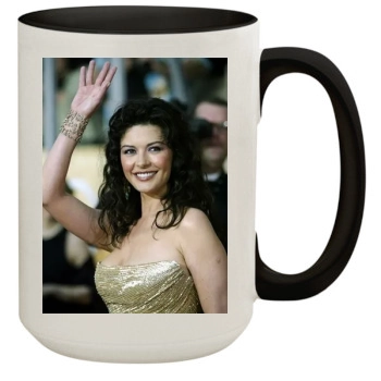 Catherine Zeta-Jones 15oz Colored Inner & Handle Mug