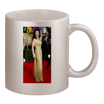 Catherine Zeta-Jones 11oz Metallic Silver Mug