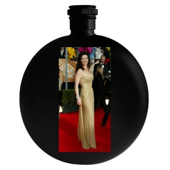 Catherine Zeta-Jones Round Flask