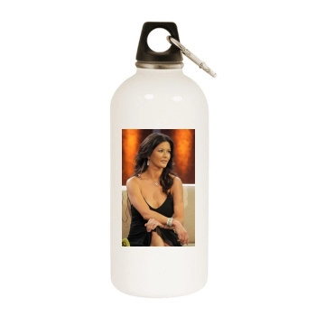 Catherine Zeta-Jones White Water Bottle With Carabiner