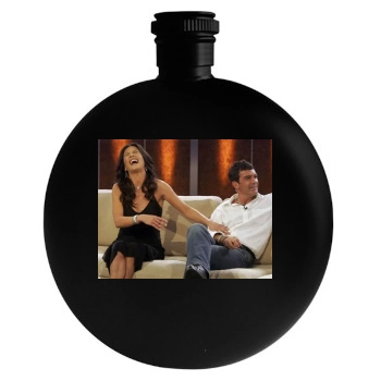 Catherine Zeta-Jones Round Flask