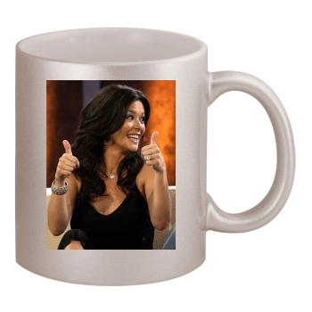 Catherine Zeta-Jones 11oz Metallic Silver Mug