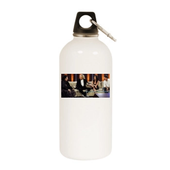 Catherine Zeta-Jones White Water Bottle With Carabiner