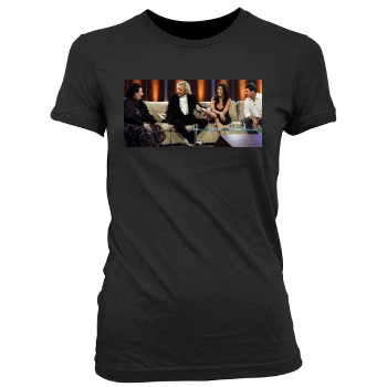 Catherine Zeta-Jones Women's Junior Cut Crewneck T-Shirt