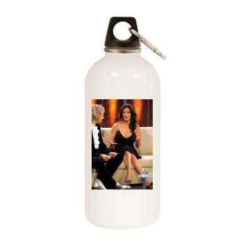 Catherine Zeta-Jones White Water Bottle With Carabiner