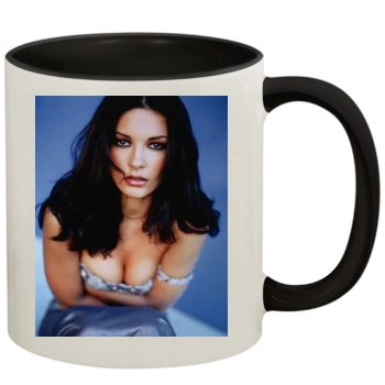 Catherine Zeta-Jones 11oz Colored Inner & Handle Mug