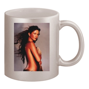 Catherine Zeta-Jones 11oz Metallic Silver Mug