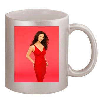 Catherine Zeta-Jones 11oz Metallic Silver Mug