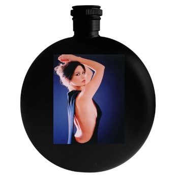 Catherine Zeta-Jones Round Flask