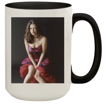 Catherine Zeta-Jones 15oz Colored Inner & Handle Mug