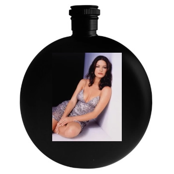 Catherine Zeta-Jones Round Flask