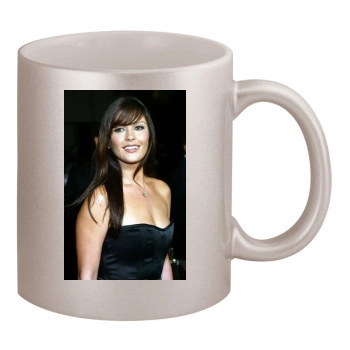 Catherine Zeta-Jones 11oz Metallic Silver Mug