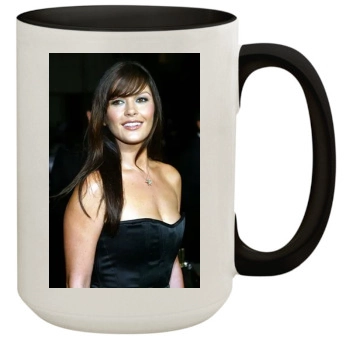 Catherine Zeta-Jones 15oz Colored Inner & Handle Mug