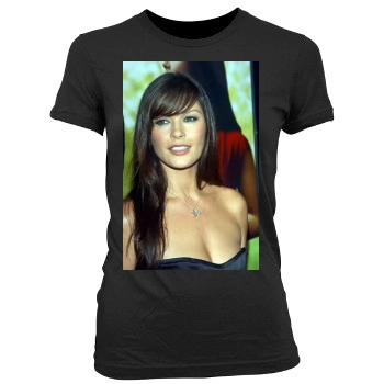 Catherine Zeta-Jones Women's Junior Cut Crewneck T-Shirt