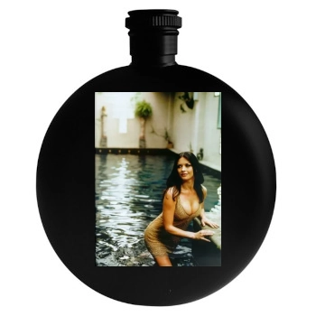 Catherine Zeta-Jones Round Flask