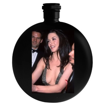 Catherine Zeta-Jones Round Flask