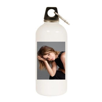 Emma Watson White Water Bottle With Carabiner