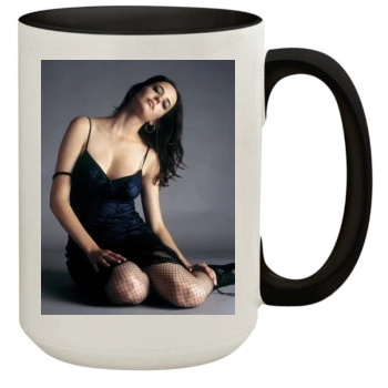 Eva Green 15oz Colored Inner & Handle Mug