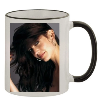 Eva Green 11oz Colored Rim & Handle Mug