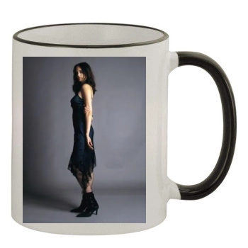 Eva Green 11oz Colored Rim & Handle Mug