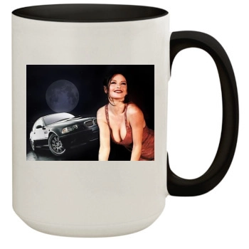 Catherine Zeta-Jones 15oz Colored Inner & Handle Mug