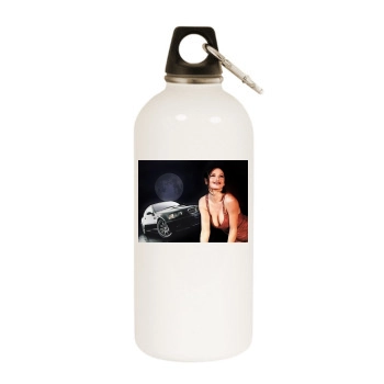 Catherine Zeta-Jones White Water Bottle With Carabiner