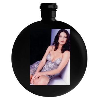 Catherine Zeta-Jones Round Flask