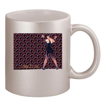 Catherine Zeta-Jones 11oz Metallic Silver Mug