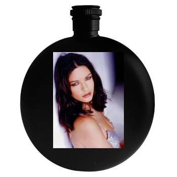 Catherine Zeta-Jones Round Flask