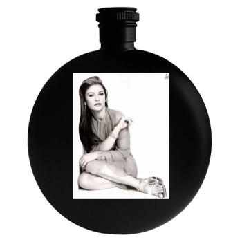 Catherine Zeta-Jones Round Flask