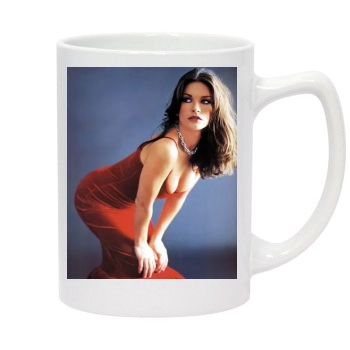 Catherine Zeta-Jones 14oz White Statesman Mug