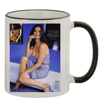 Catherine Zeta-Jones 11oz Colored Rim & Handle Mug