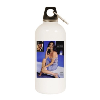 Catherine Zeta-Jones White Water Bottle With Carabiner