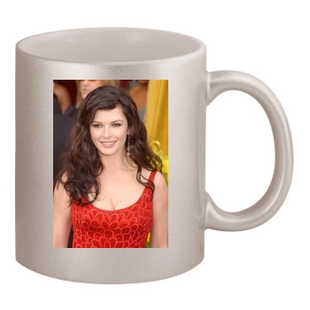 Catherine Zeta-Jones 11oz Metallic Silver Mug