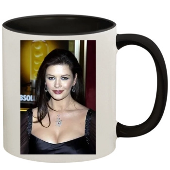 Catherine Zeta-Jones 11oz Colored Inner & Handle Mug