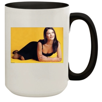 Catherine Zeta-Jones 15oz Colored Inner & Handle Mug