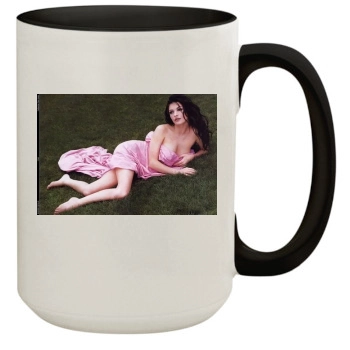 Catherine Zeta-Jones 15oz Colored Inner & Handle Mug