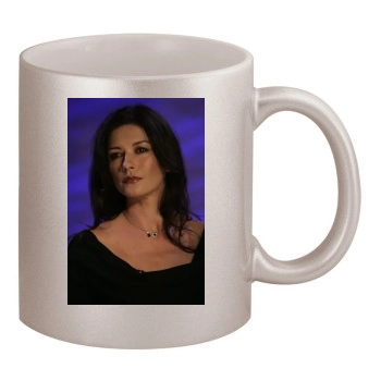 Catherine Zeta-Jones 11oz Metallic Silver Mug