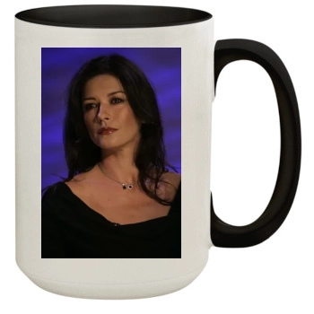 Catherine Zeta-Jones 15oz Colored Inner & Handle Mug