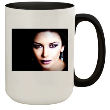 Catherine Zeta-Jones 15oz Colored Inner & Handle Mug