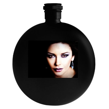 Catherine Zeta-Jones Round Flask