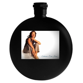 Catherine Zeta-Jones Round Flask