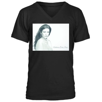 Catherine Zeta-Jones Men's V-Neck T-Shirt